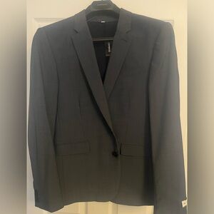 Selling suit jacket, grayish blue, 38S and express brand